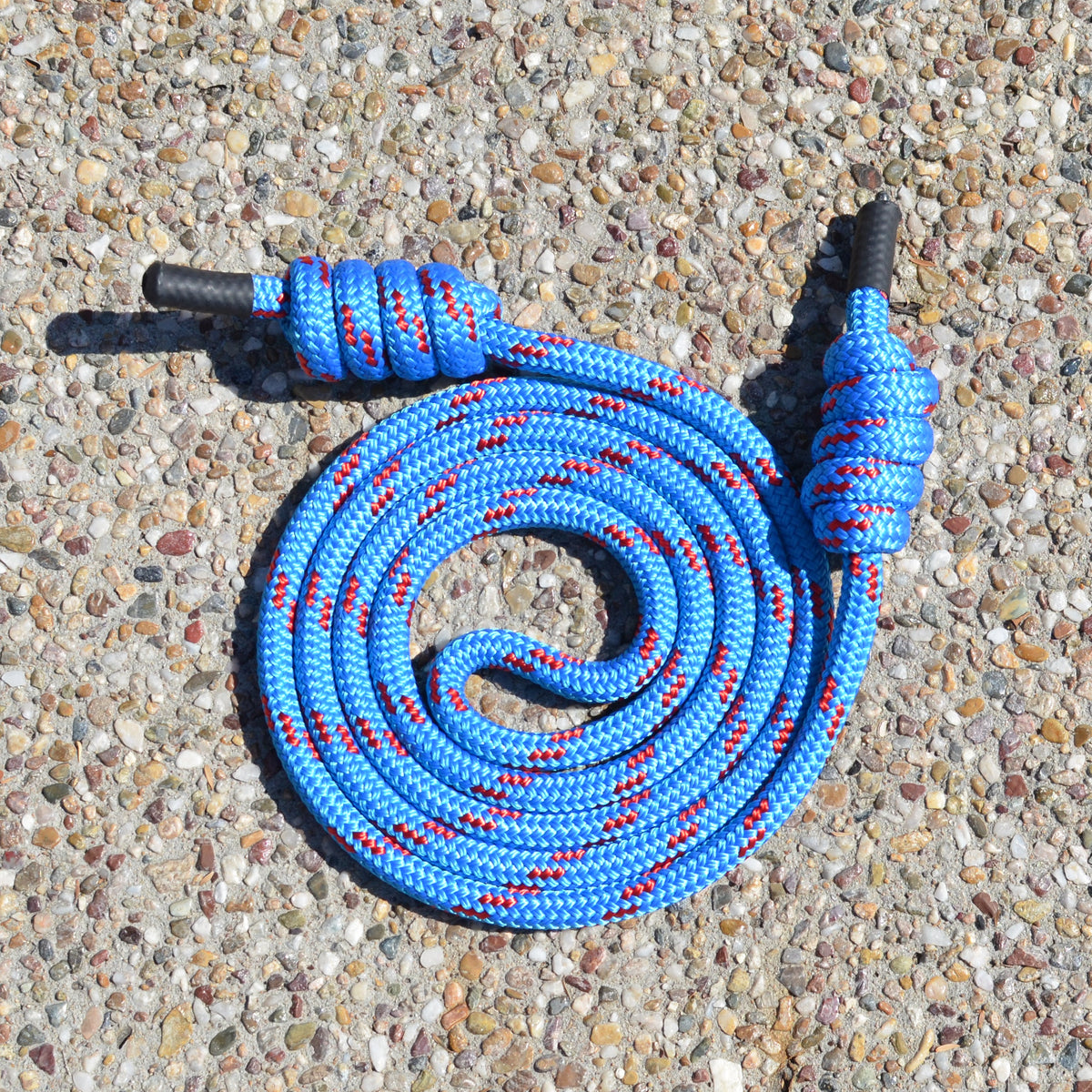 Spiral Flow 12mm Azure Kingfisher flow rope for rotational movement and mobility training
